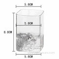 Rectangular Single Wall Glass Cup